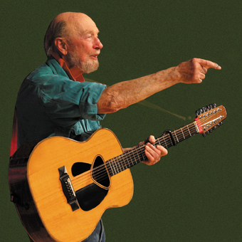 Pete Seeger Keeps Folk Alive at Newport Folk Festival