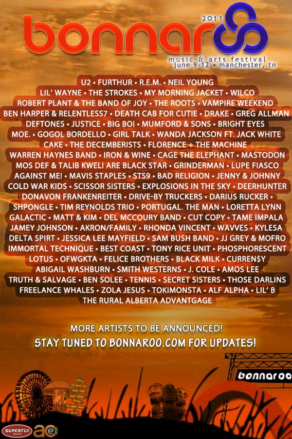Fake Bonnaroo Lineup Hits The Internet