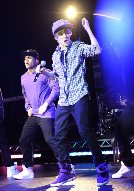 Justin Bieber at The Palladium, Los Angeles 02/14/10