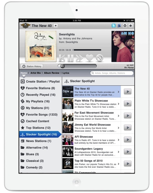 Tech Profile: Slacker Premium Radio