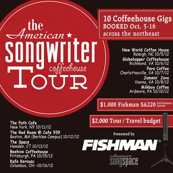 American Songwriter Coffeehouse Tour 600