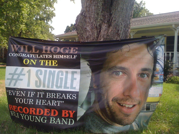 Will Hoge Congratulates Himself On #1 Hit