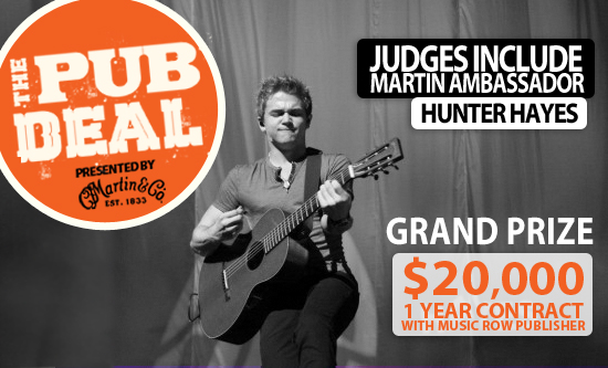 Hunter Hayes To Help Pick “Pub Deal” Winner