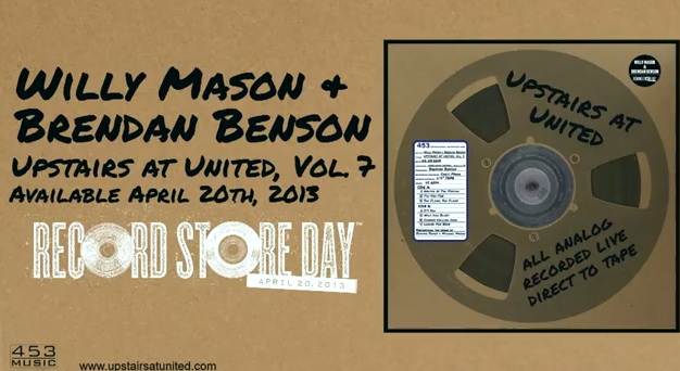 Willy Mason And Brendan Benson Unite For Record Store Day
