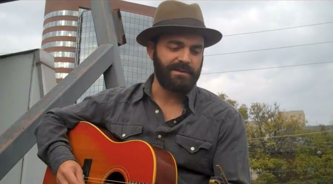 Drew Holcomb Hits The Roof For “Can’t Take It With You”