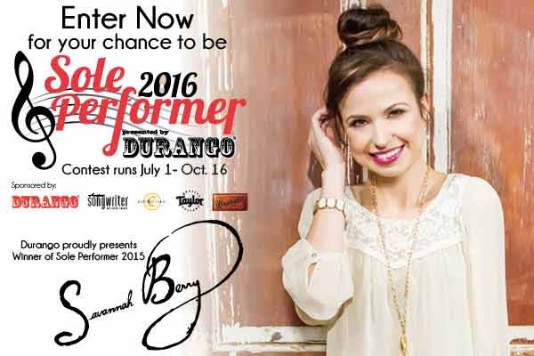 Announcing The “Sole Performer” Contest Presented By Durango