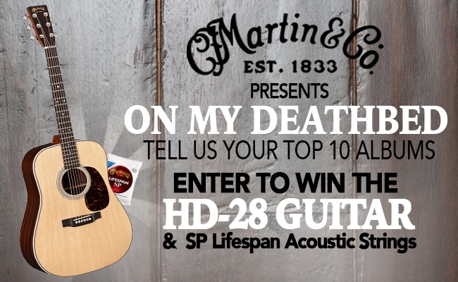 Enter the March/April 2016 On My Deathbed Contest