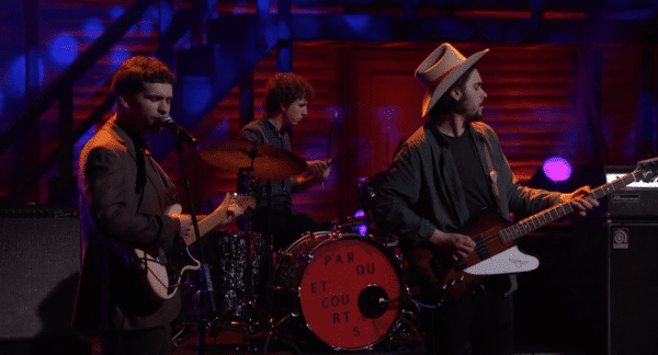 Watch Parquet Courts Take “Berlin Got Blurry” to Conan