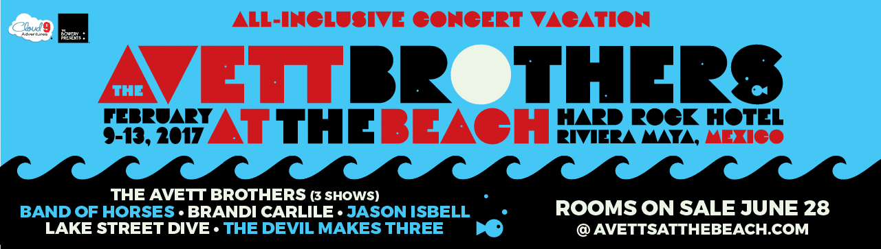 Avett Brothers To Host Cloud9 Festival In Mexico