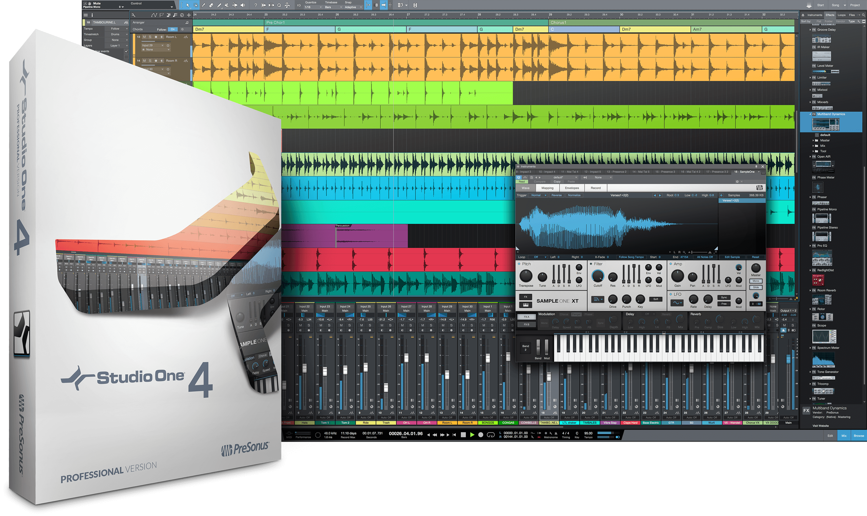 Announcing PreSonus Studio One 4 Professional