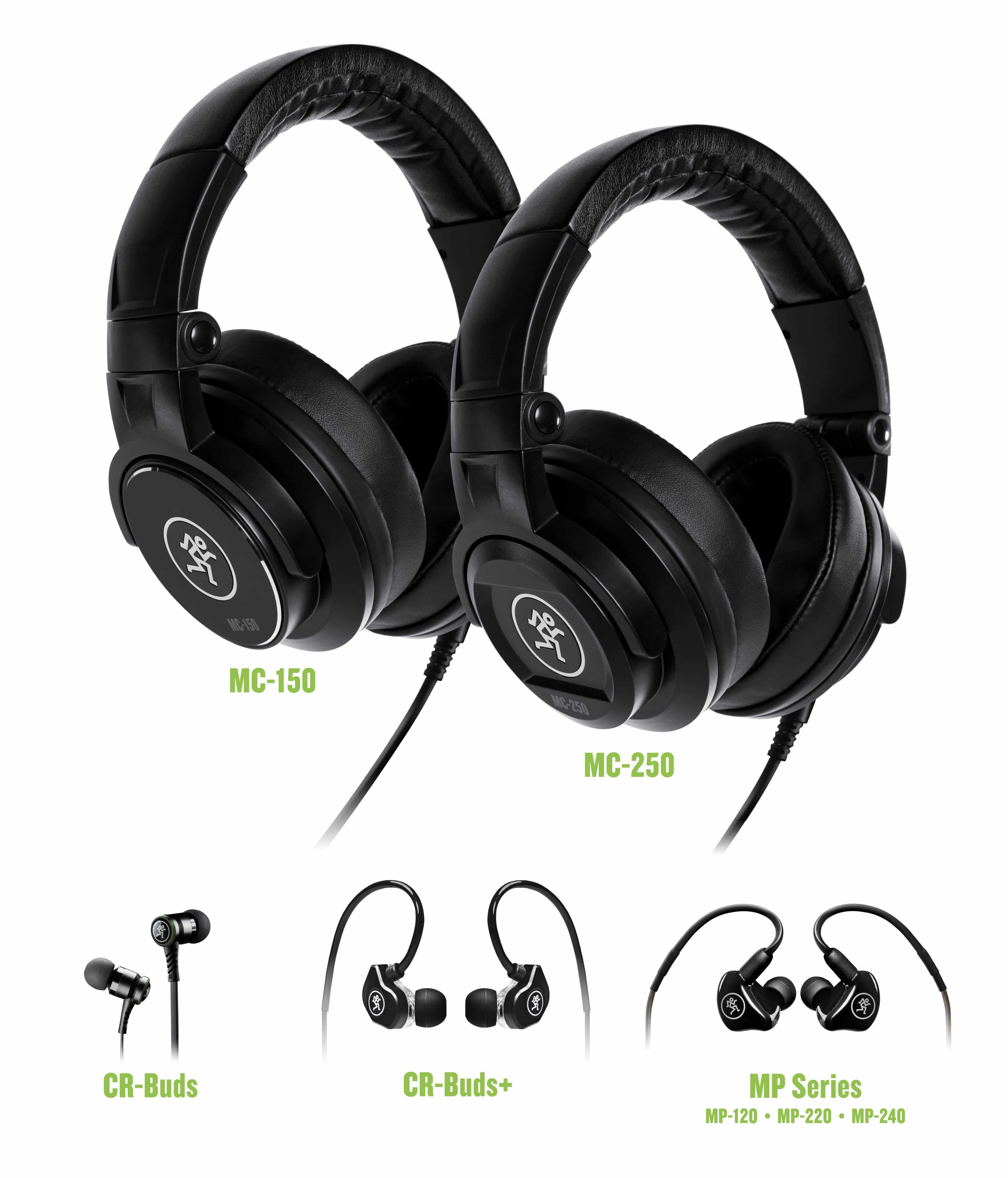 Mackie Announces All-New Headphones and Earphones