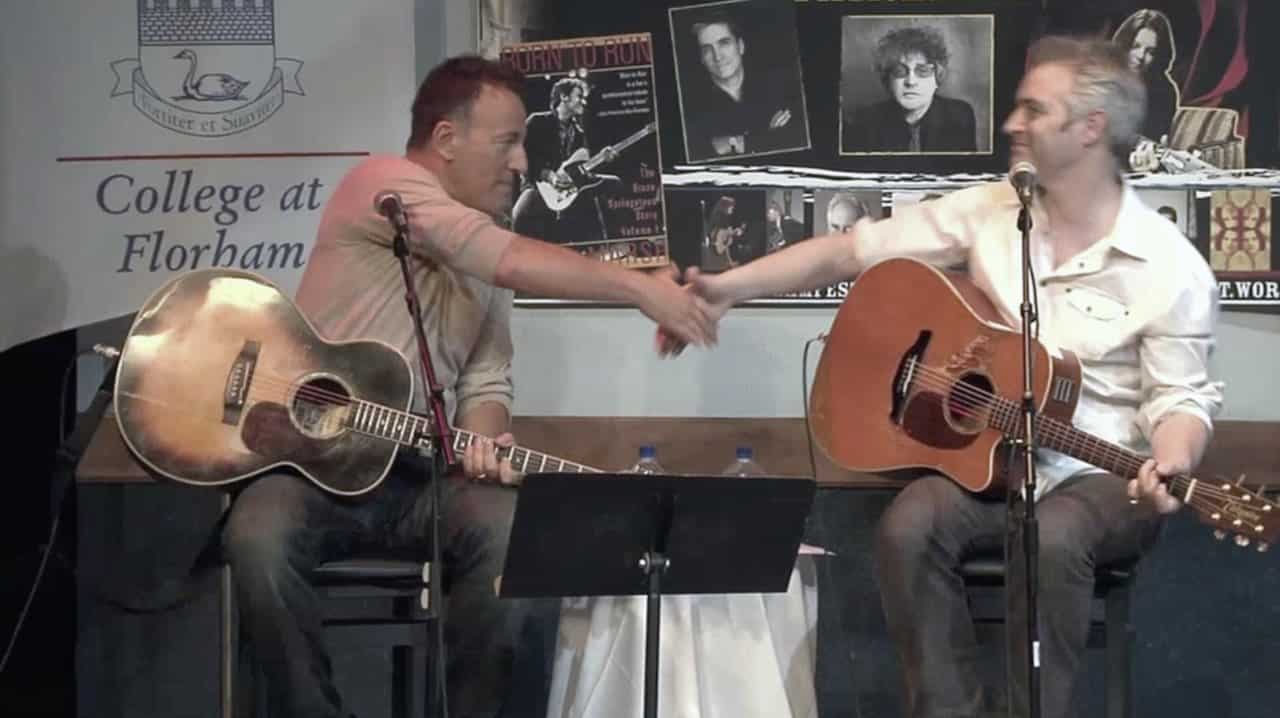 Watch Never-Before-Seen Footage of John Wesley Harding And Bruce Springsteen Performing “Wreck On The Highway”