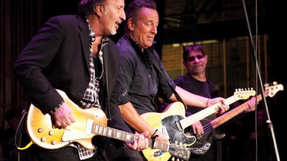 Joe Gruschecky and Bruce Springsteen