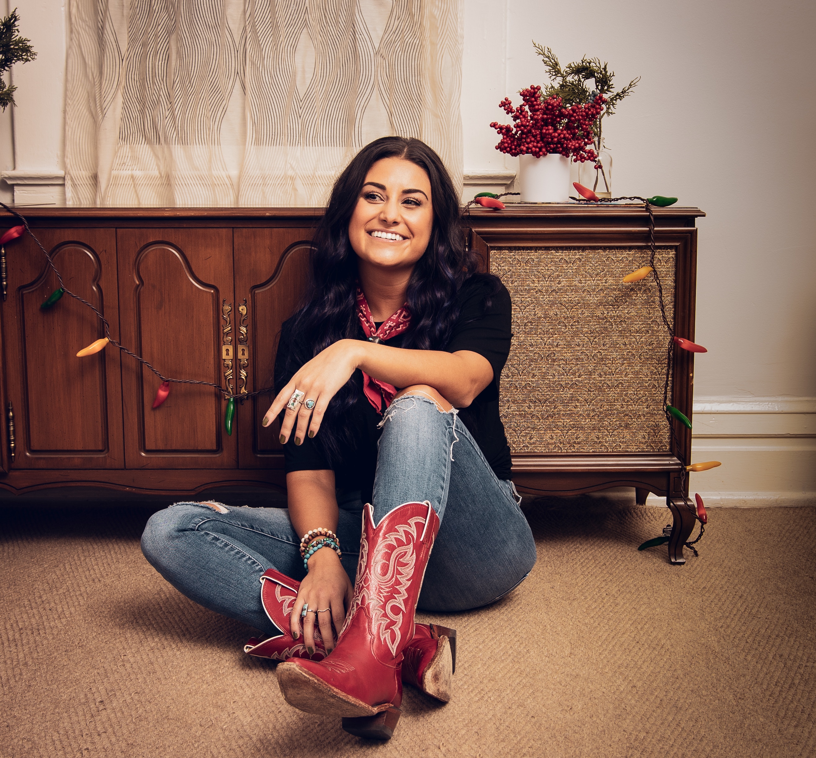Alyssa Micaela Captures the Holiday Spirit and Just Wants a “Cowboy for Christmas”
