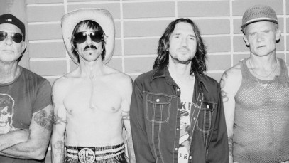 The Red Hot Chili Peppers pictured together years after the success of "Californicacation."