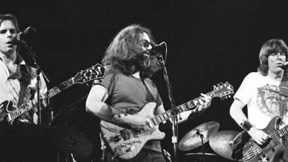 The Grateful Dead perform at the Uptown Theater, Chicago, Illinois, November 16, 1978.