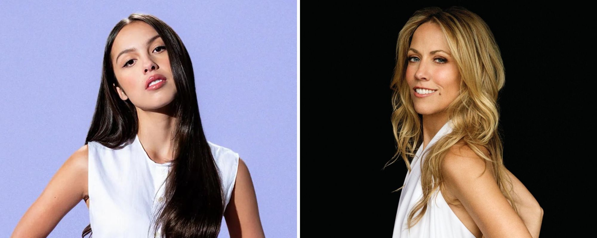 Olivia Rodrigo and Sheryl Crow