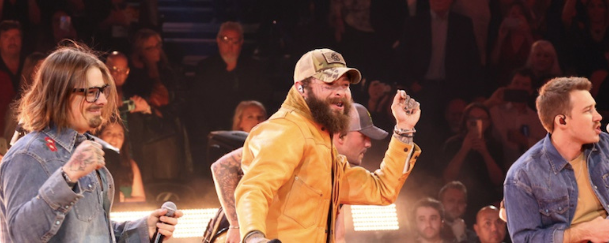 Morgan Wallen, HARDY, and Post Malone Show Some Love to ’90s Country with CMA Awards Medley
