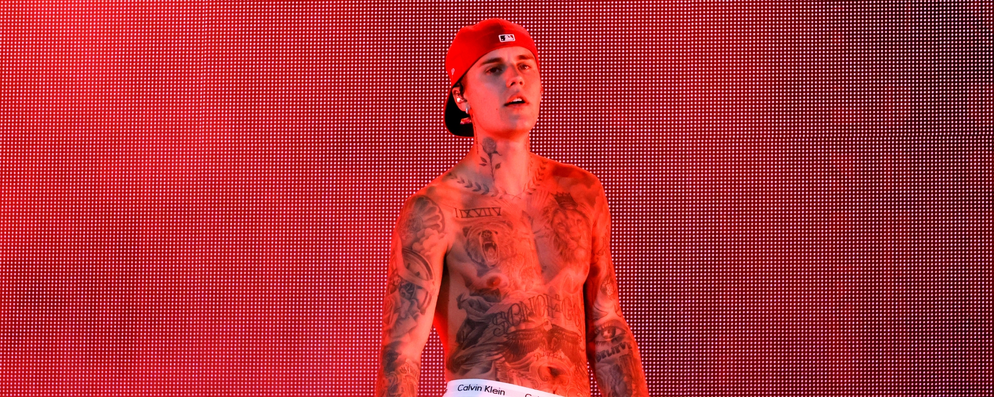 Justin Bieber Super Bowl 2024 Halftime Performance with Usher.