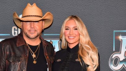 Jason Aldean with wife Brittany.