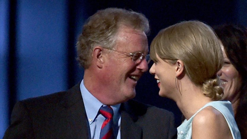 Taylor Swift with her dad Scott Swift.