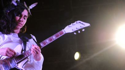 pj harvey performing onstage