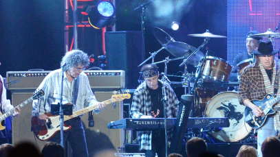 neil young and crazy horse performing onstage