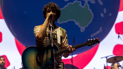 vampire weekend performing live onstage