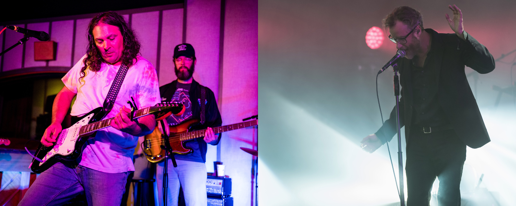 the national and the war on drugs performing live onstage