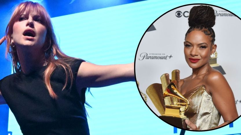 Composite image of Paramore's Hayley Williams and Allison Russell