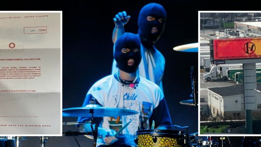 Composite image of Twenty One Pilots