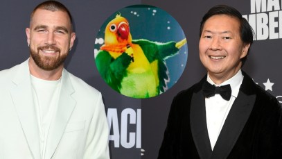 Ken Jeong thinks Travis Kelce is lovebird on The Masked Singer