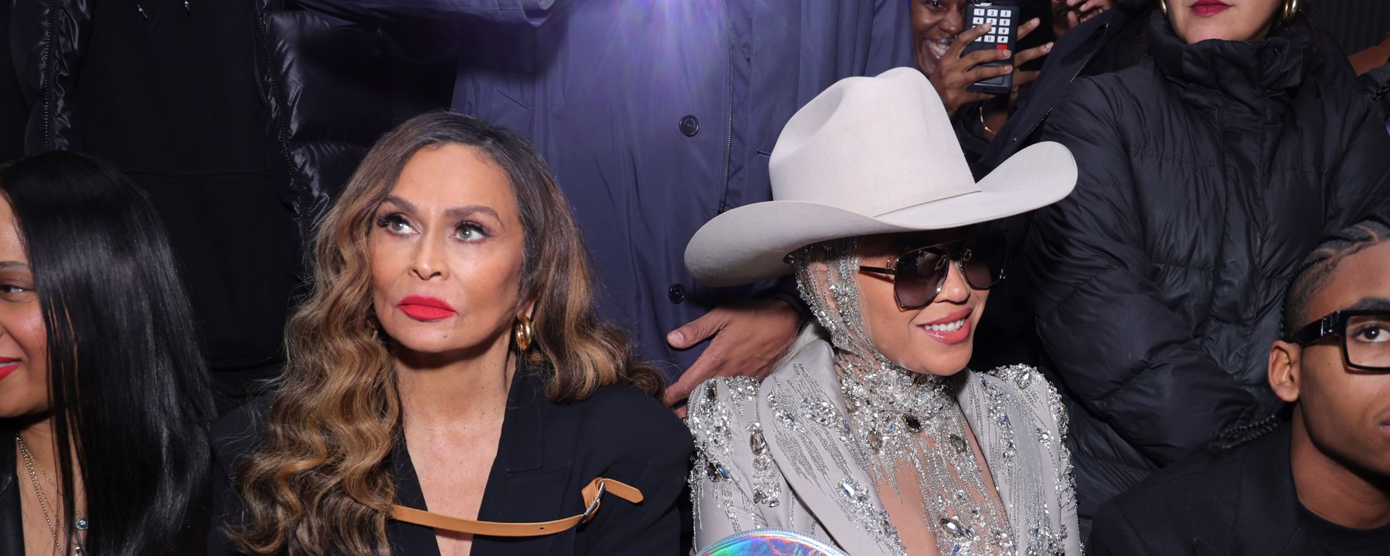 Beyoncé and mom Tina Knowles.