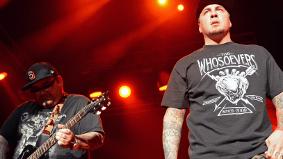 pod performing live onstage