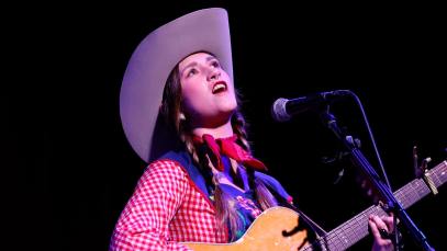 Sierra Ferrell performs at City Winery Nashville on January 07, 2023 in Nashville, Tennessee.