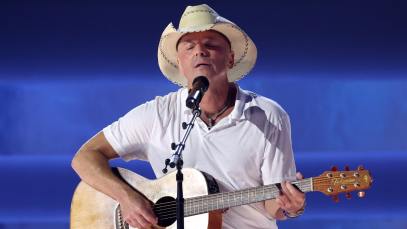 Kenny Chesney performs onstage during the 57th Annual CMA Awards at Bridgestone Arena on November 08, 2023 in Nashville, Tennessee.