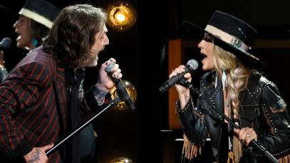Lainey Wilson and Chris Robinson of The Black Crowes
