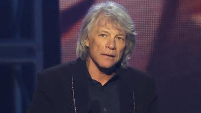 Jon Bon Jovi speaks onstage during the 2024 MusiCares Person Of The Year Honoring Jon Bon Jovi at Los Angeles Convention Center on February 02, 2024 in Los Angeles, California.