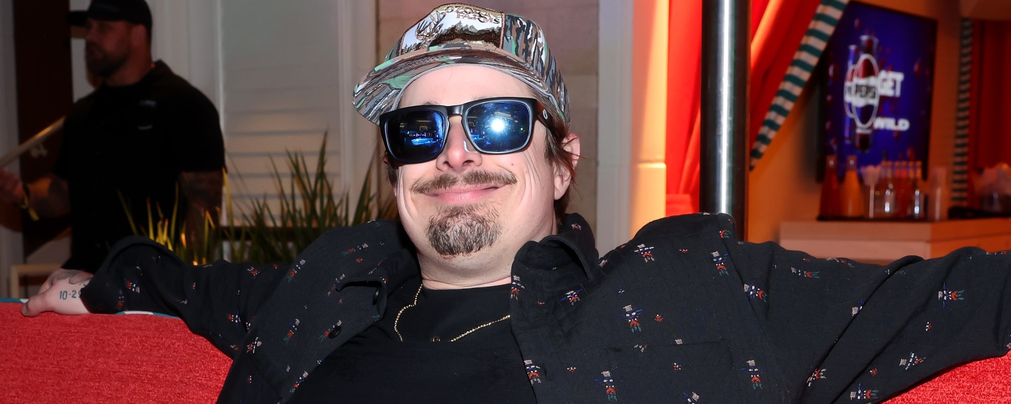 HARDY attends Flipper's Roller Boogie Palace big game after party celebrating the release of "Coming Home" by Usher and "Gin and Juice" by Dre and Snoop at Encore Beach Club at Wynn Las Vegas on February 11, 2024 in Las Vegas, Nevada.