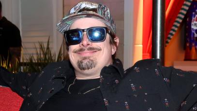 HARDY attends Flipper's Roller Boogie Palace big game after party celebrating the release of "Coming Home" by Usher and "Gin and Juice" by Dre and Snoop at Encore Beach Club at Wynn Las Vegas on February 11, 2024 in Las Vegas, Nevada.