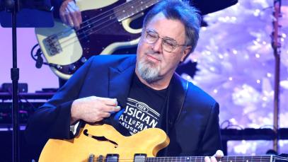 Vince Gill performs at the Ryman Auditorium on December 13, 2023 in Nashville, Tennessee.