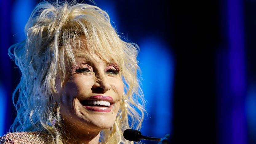 Dolly Parton speaks onstage at the 53rd Anniversary Nashville Songwriters Hall of Fame Gala at Music City Center on October 11, 2023 in Nashville, Tennessee.