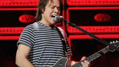 Eddie Van Halen performing