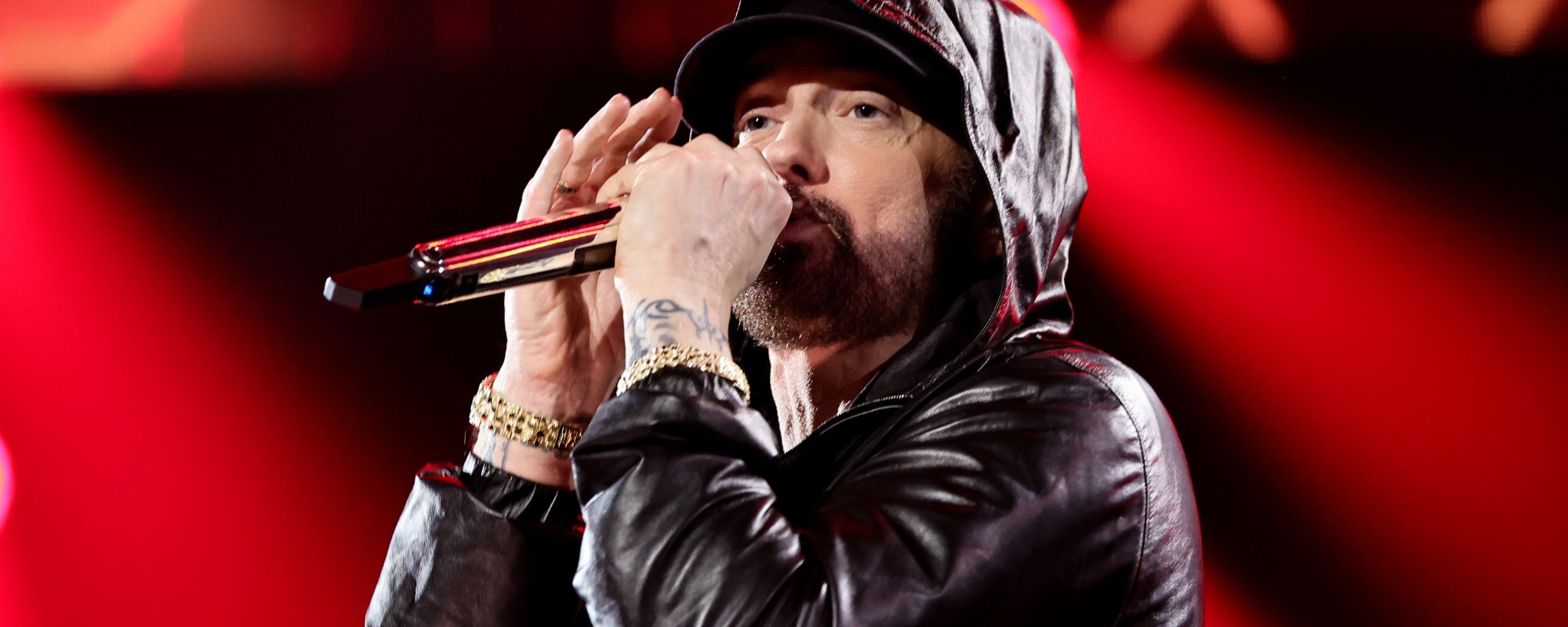 Eminem performing