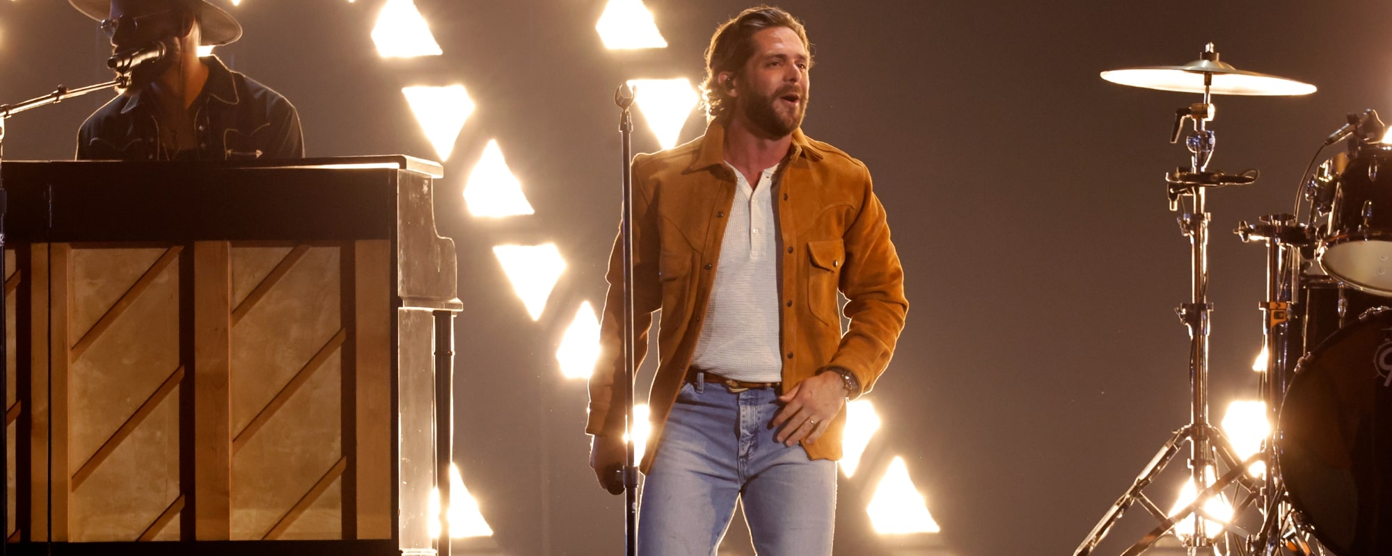 Thomas Rhett performs onstage during the 59th Academy of Country Music Awards at The Ford Center at The Star on May 16, 2024 in Frisco, Texas.