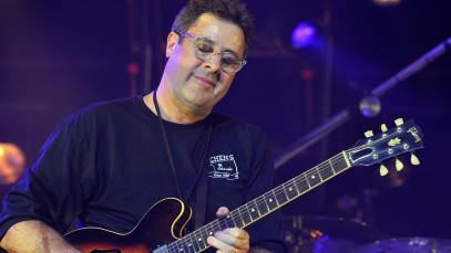 Vince Gill performs during Keith Urban's Fourth annual We're All For The Hall benefit concert at Bridgestone Arena on April 16, 2013 in Nashville, Tennessee.