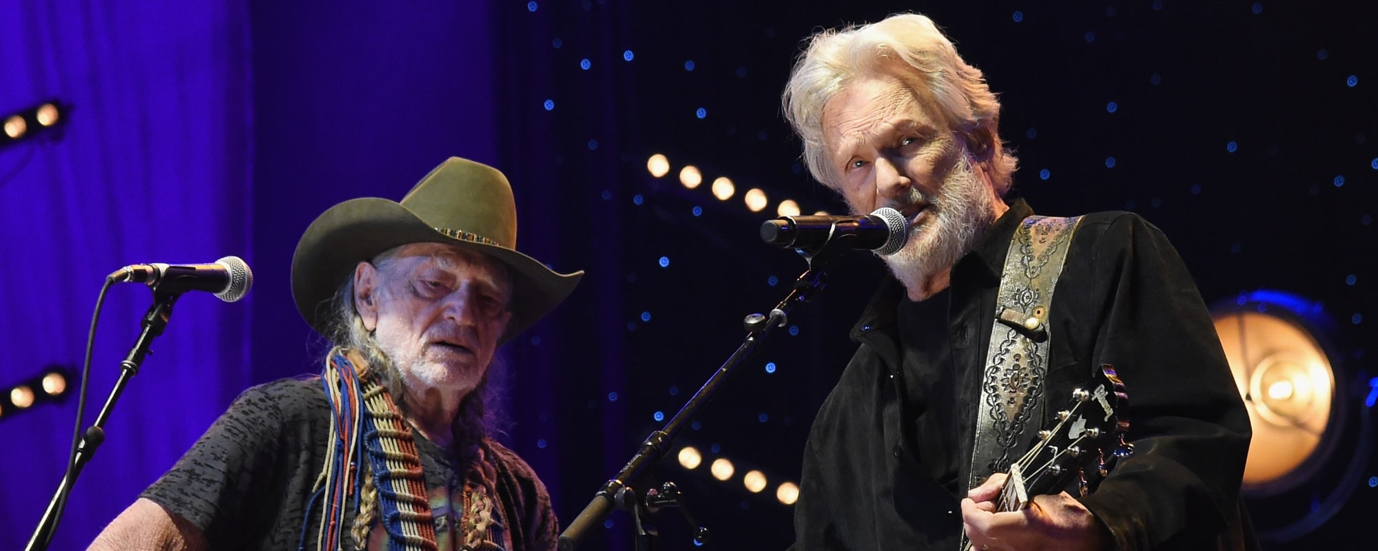 Willie Nelson and Kris Kristofferson are Outlaw country originators