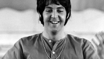 Paul McCartney smiling