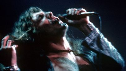 Robert Plant performing