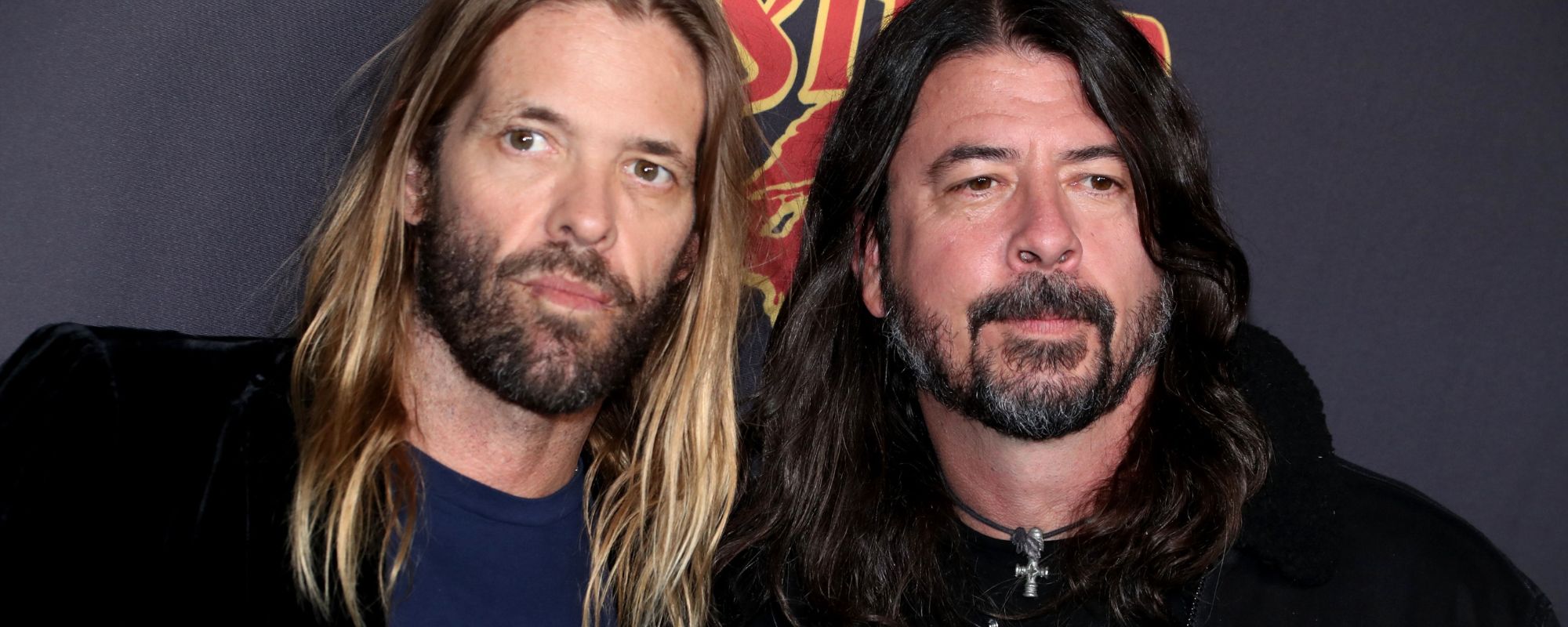 Taylor Hawkins and Dave Grohl of the Foo Fighters